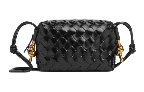 Bottega Veneta Mini Loop Woven Crossbody Bag