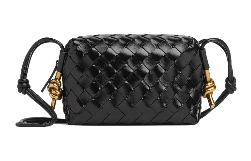 Bottega Veneta Mini Loop Woven Crossbody Bag