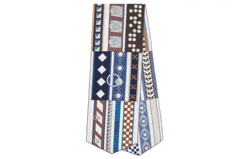 HERMES Silk Scarf Women's Multicolor