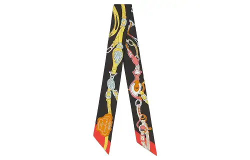HERMES Twilly Silk Scarves Women's