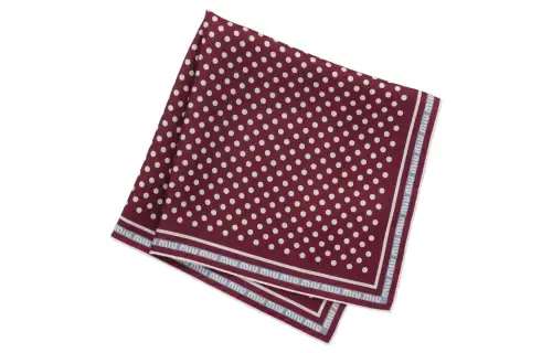 MIU MIU Silk Scarf Women's Burgundy