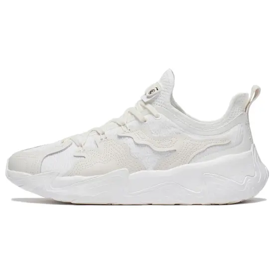 CHENGLONG x LiNing Gongfu Collection Anti-Slip Wear-Resistant Low-Top Sports Casual Shoes Men's Ecru