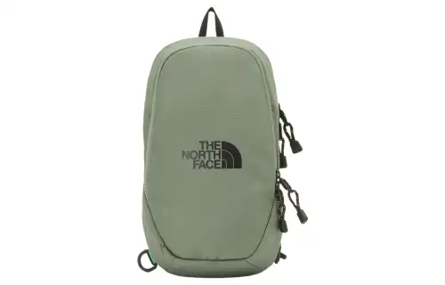 THE NORTH FACE 4L Crossbody Bag, Shoulder Bag, Outdoor Bag Cotton Green Unisex