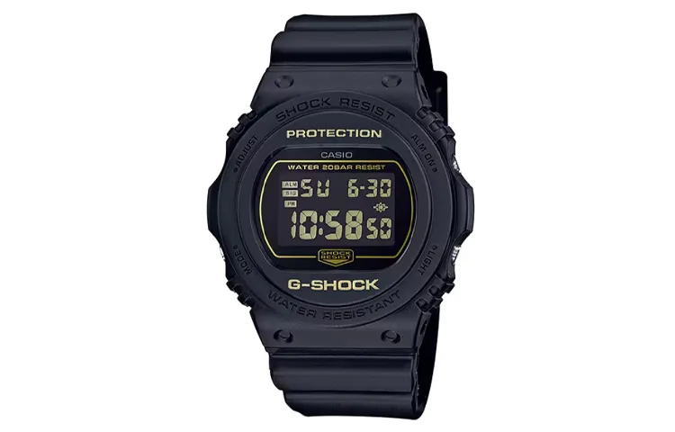 CASIO Men G-SQUAD Series 42.8mm Black Watch DW-5700BBM-1
