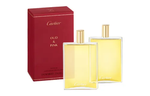 CARTIER Oud and Pink Perfume Refill Feminine Masculine parfum 30ml*2