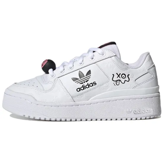 Adidas Originals FORUM Skateboard Shoes Women's Low-top White