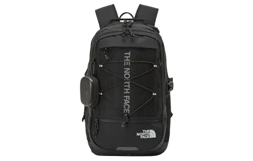 THE NORTH FACE 32L Zip Closure Backpack Outdoor Bag Polyester Black Unisex