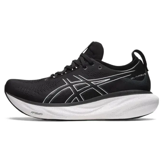 Asics Gel Nimbus 25 4E Wide 'Black Pure Silver'