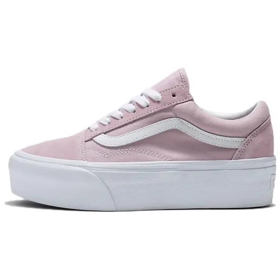 Vans Old Skool Skateboarding Shoes Unisex Low-top Pink/white