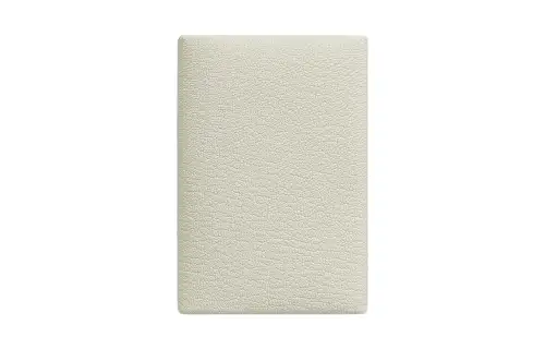 HERMES Calvi Mysore Goat Skin Wallet, Card Holder Mini Women's Mushroom White