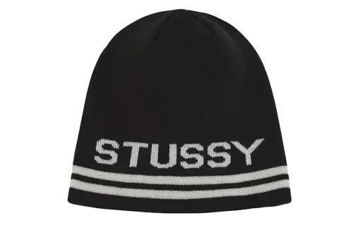 Stussy Beanies Unisex Black