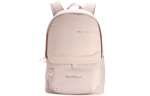FILA Fabric Laptop Bag Backpack Regular Unisex Dark Lotus Pink