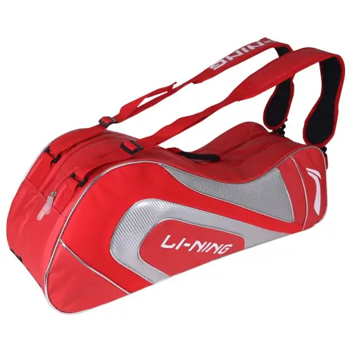 Li Ning Polyester TPU Artificial Leather Gym Bag Extra Large Unisex