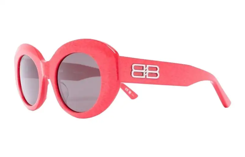 Balenciaga Eyewear Oval Frame Sunglasses