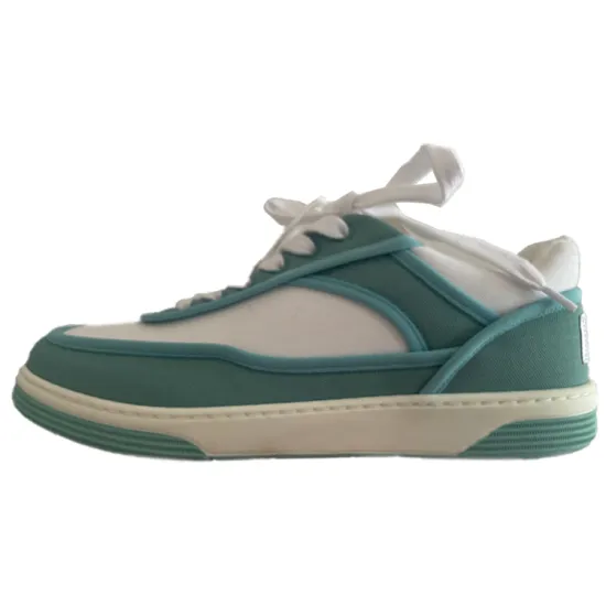 CHANEL Skateboard Shoes Women's Low-Top Green