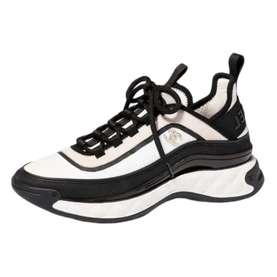CHANEL Casual Shoes Women's Low-Top Black/White