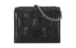 GUCCI Nylon Messenger Bag, Shoulder Bag, Crossbody Bag, Wallet Mini Women's Black