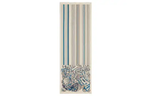 HERMES Scarves Men's Ecru