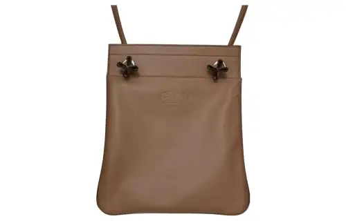 HERMES Aline Calfskin Crossbody Bag Mini Women's Milk Tea