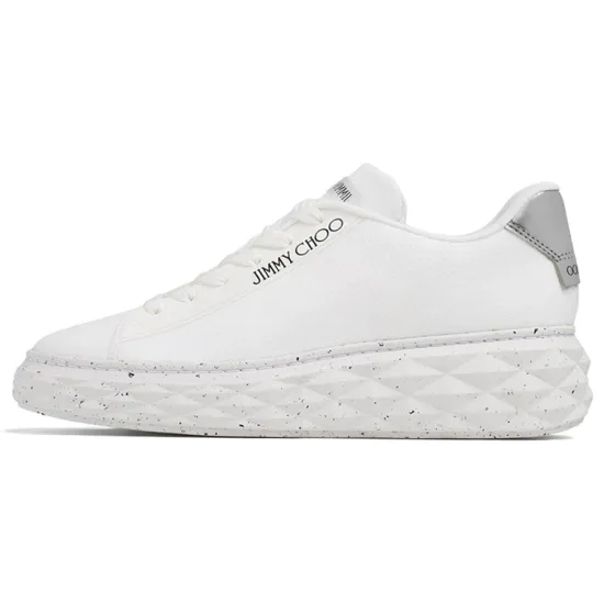 Jimmy Choo Diamond Casual Shoes Women's Low-Top White