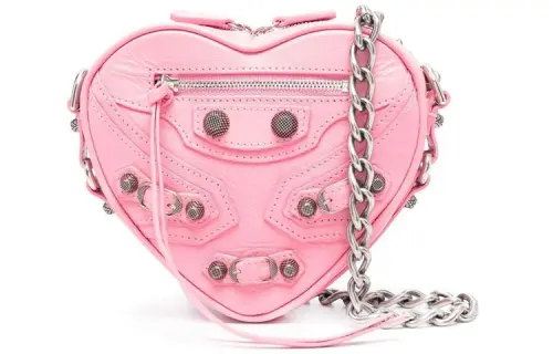Balenciaga Le Cagole Heart Mini Bag Pink
