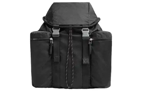Bottega Veneta Leather Hand held Backpack Medium Men's Black