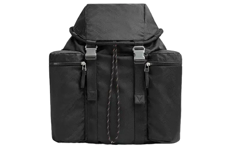 Bottega Veneta Leather Hand held Backpack Medium Men's Black