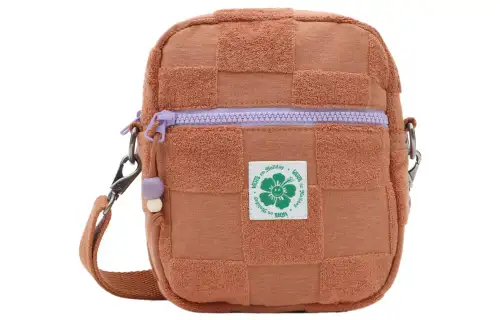 Vans EMMA MULHOLLAND Collaboration Cotton Crossbody Bag, Shoulder Bag Regular Women's Brown