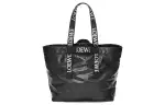 LOEWE Fold Shopper In Paper Calfskin Black