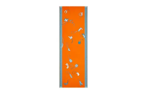 HERMES Scarves Men's Orange