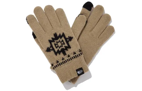 THE NORTH FACE Knit Gloves Unisex Brown
