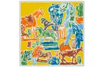 HERMES Scarves Men's Yellow