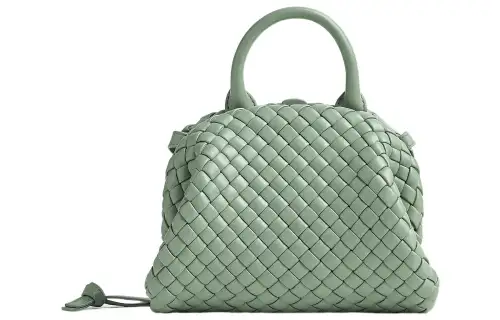 Bottega Veneta Sheepskin Shoulder Bag, Crossbody Bag, Handbag Mini Women's Green