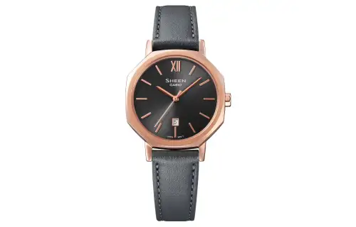 CASIO Women's SHEEN Black Watch SHE-4554PGL-8A
