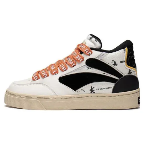 LiNing Wei Wu 180 180 Durable Breathable Mid-Top Skateboard Culture Shoes Men's White Black