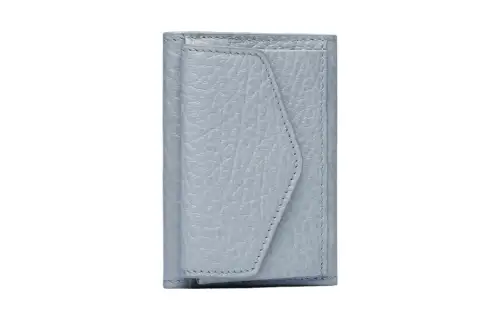 Maison Margiela Calfskin Envelope Bag Wallet Women's Light Blue
