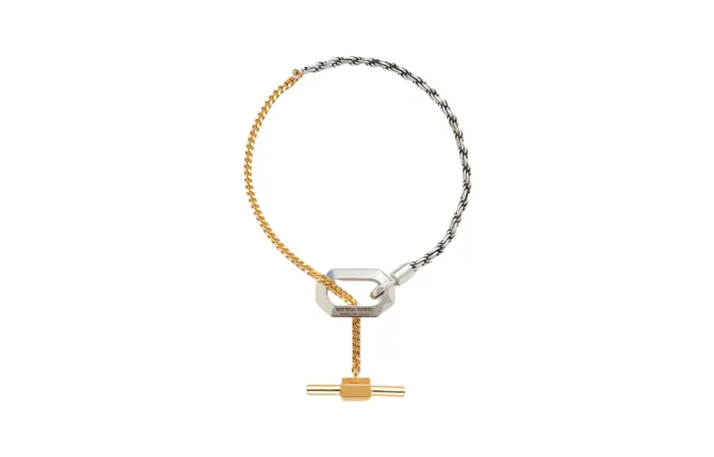 Bottega Veneta Bracelets Men's Gold/Silver