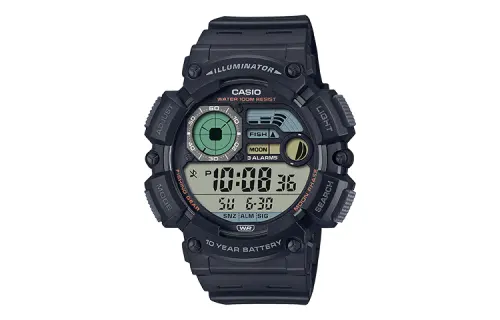 CASIO Men DIGITAL Series 50.1mm Black Watch WS-1500H-1AV