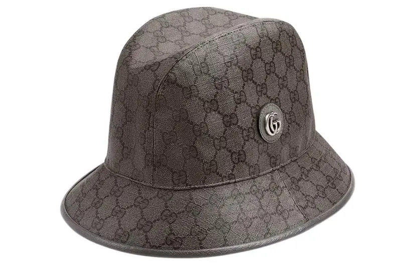 GUCCI Cotton, Polyester, Cow Leather Bucket Hats Unisex