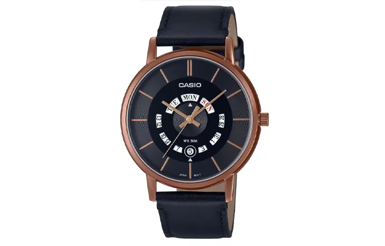 CASIO Men Standard Series 48mm Black Watch MTP-B135RL-1AV