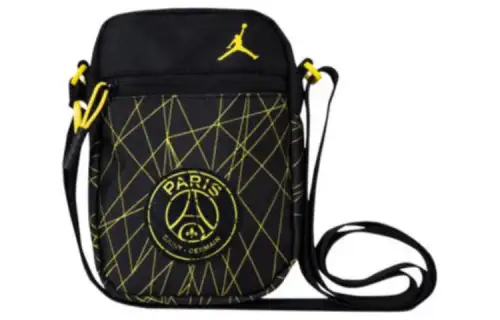 Jordan Polyester Crossbody Bag, Shoulder Bag Regular Unisex Black