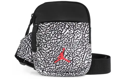 Jordan Canvas Crossbody Canvas Bag, Shoulder Bag Men's Black