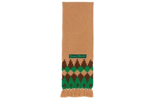 GUCCI Knit Scarves Kids Brown