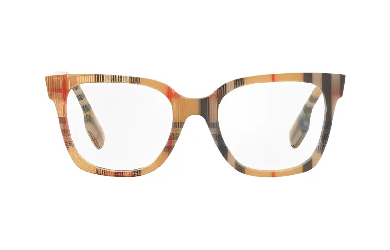 Burberry Eyewear Check pattern Geometric Sunglasses
