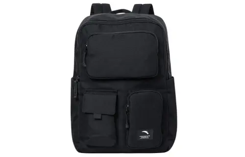 Anta Fabric Travel Bag, Laptop Bag, Backpack Unisex Black
