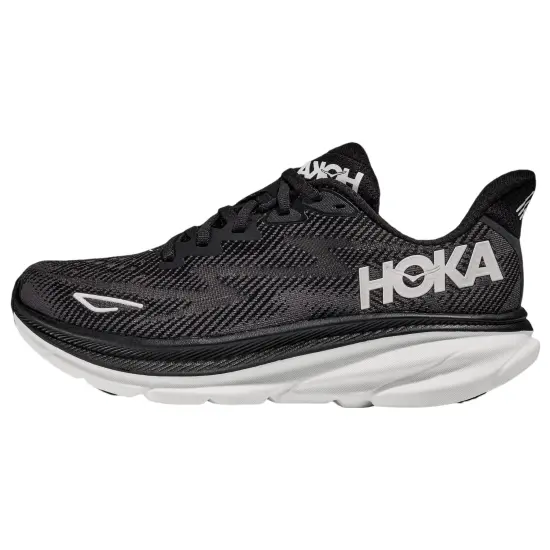 HOKA ONE ONE Clifton 9 2E Wide 'Black White'