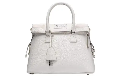 Maison Margiela Logo Patch Zipped Tote Bag