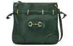 GUCCI Horsebit 1955 Leather Messenger Bag, Bucket Bag, Crossbody Bag, Shoulder Bag Women's Jasper