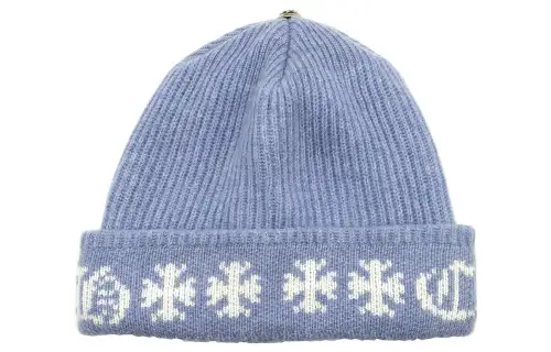Chrome Hearts Cotton Beanies Unisex Purple