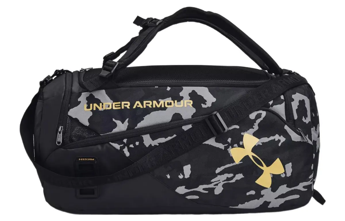 Under Armour Polyester Gym Bag, Backpack, Shoulder Bag, Crossbody Bag, Handbag Medium Unisex Black